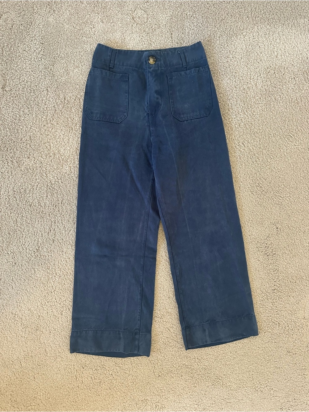 Velvet Heart Navy Blue Wide Leg Pants